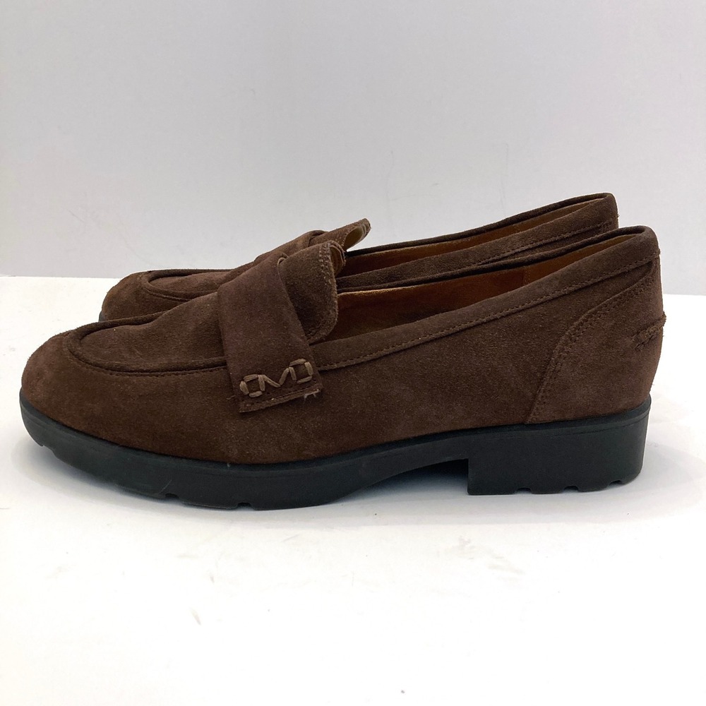 Vionic Cleo Loafer Brown Suede Chunky Sole Womens 9 W WIDE EU 40‎ - Picture 5 of 8